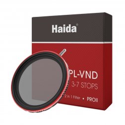    Filtr szary regulowany z polaryzacją Haida PROII VND - CPL (3-7stop) 67mm