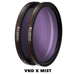   Zestaw filtrów szarych regulowanych Freewell VND x Mist 2-5 i 6-9 Hard Stop 62mm