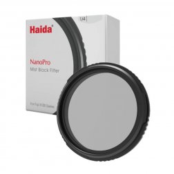 Filtr dyfuzyjny do aparatów serii Fujifilm X100 - Haida NanoPro Mist Black 1/4 (Black) z dekielkiem