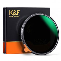     Filtr szary regulowany K&F Concept (ND2-ND400) Nano 67mm