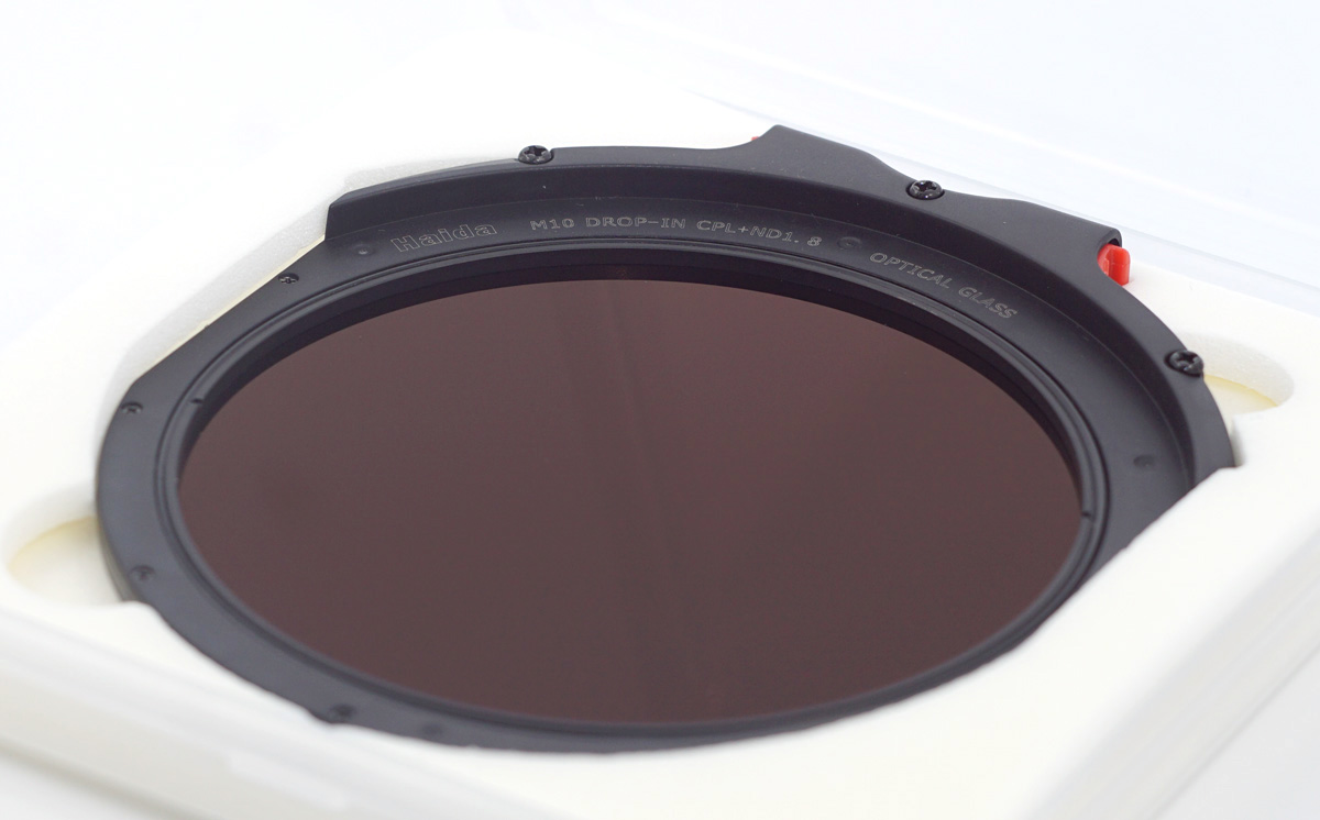        Filtr polaryzacyjny z filtrem szarym ND 1.8 Haida M10 (drop-in) NanoPro