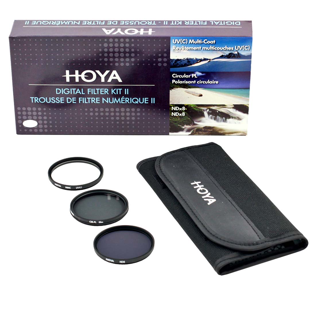      Zestaw filtrów Hoya 62mm UV(C) + CPL + NDx8 + Saszetka