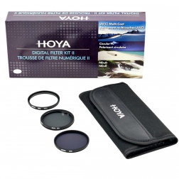      Zestaw filtrów Hoya 37mm: UV(C) + CPL + NDx8 + Saszetka