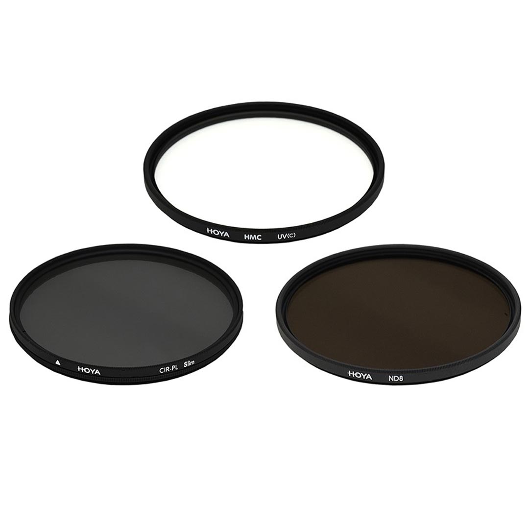      Zestaw filtrów Hoya 58mm UV(C) + CPL + NDx8 + Saszetka