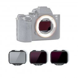    Zestaw filtrów Kase Clip-In (ND8/64/1000) przed matrycę do aparatu Full Frame Sony A7 / A9 / A1 / FX3 / ZV-E1