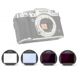    Zestaw filtrów Kase Clip-In (UV+Nocny+ND64+ND1000) przed matrycę do aparatu Fujifilm X