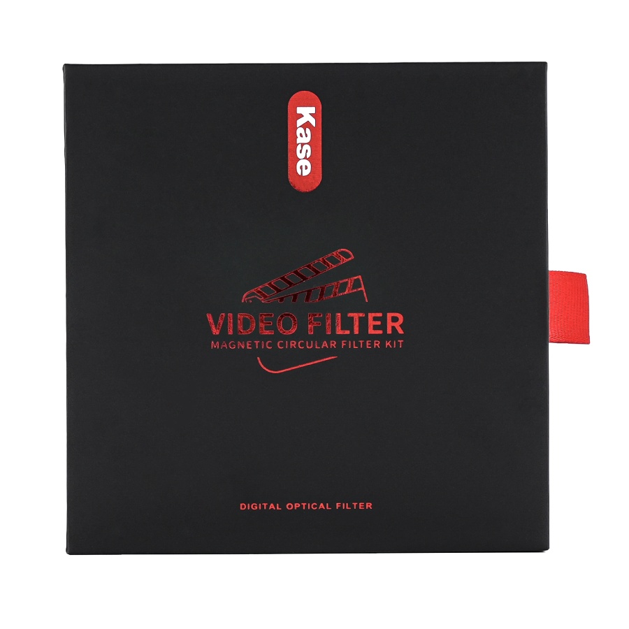           Zestaw filtrów magnetycznych Kase Revolution do filmowania VND-CPL (1.5-5stop) i Black Mist (77mm)