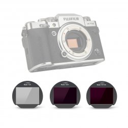    Zestaw filtrów szarych Kase Clip-In (ND8+ND64+ND1000) przed matrycę do aparatu Fujifilm X