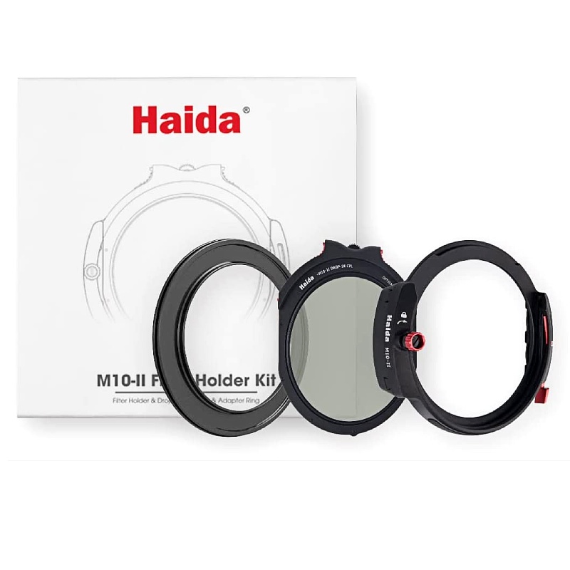            Zestaw Haida M10-II uchwyt (holder) + pierścień (adapter) 77mm + filtr polaryzacyjny