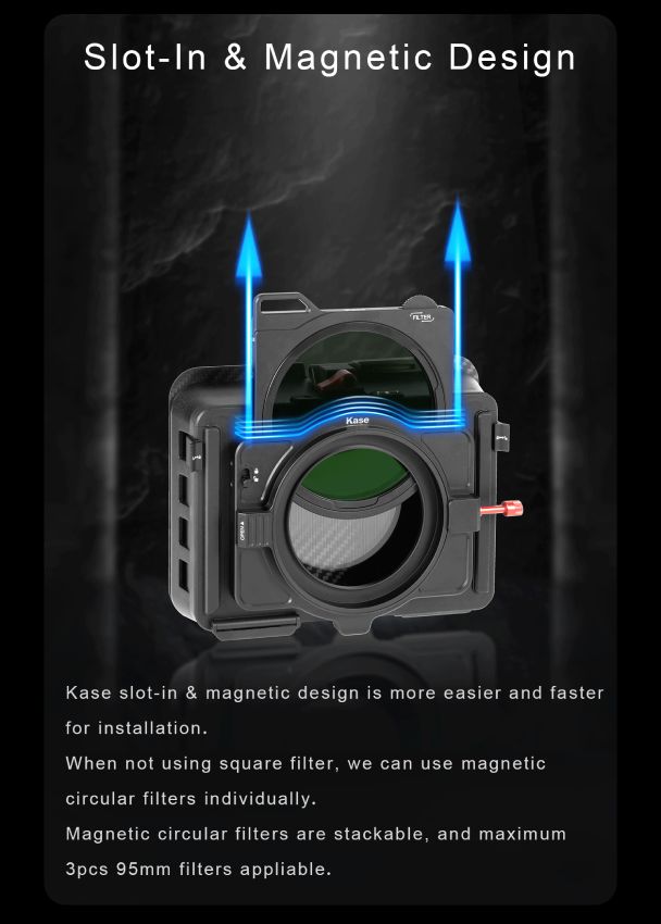 Kase Matte Box Magnetic for Cine Filters